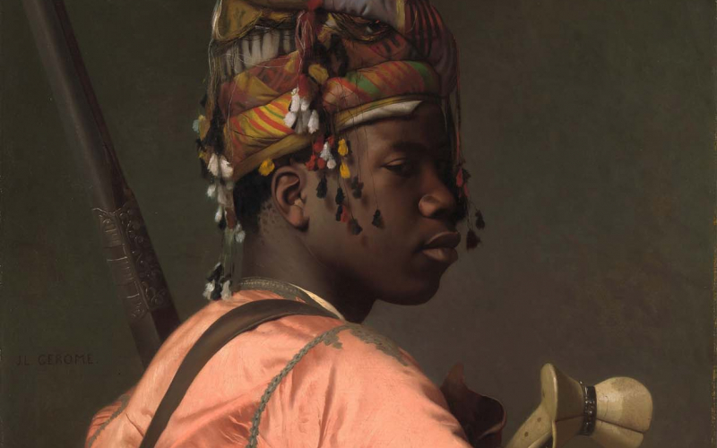 50 Bashi-Bazouk (1868) Jean-Léon Gérôme (French, 1824-1904)